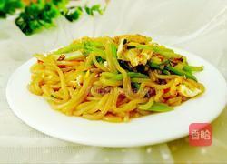 芹菜鸡蛋炒粉的做法图解12