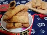 馄饨皮红豆沙春卷（年味）