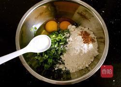 油菜鸡蛋卷的做法图解4