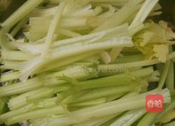 芹菜炒香干的做法图解3