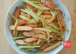 芹菜炒香干的做法图解7