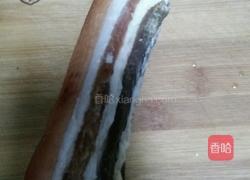 青花炒腊肉的做法图解4