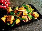 青蒜炒豆腐