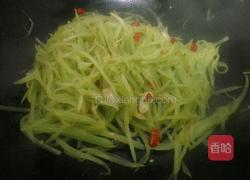 炝炒莴笋丝的做法图解8