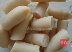 五彩鸡肉煎泥肠的做法图解2