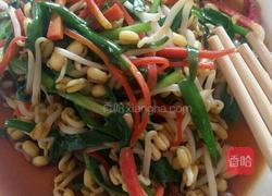 韭菜炒绿豆芽的做法图解4