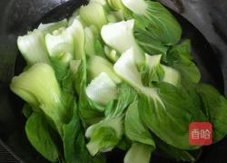 香菇油菜的做法图解3