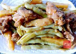 鸡腿炖豆角的做法图解6