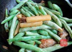 鸡腿炖豆角的做法图解3