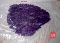 浪漫紫色花朵饼干的做法图解5