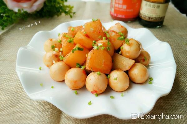 酱香土豆鹌鹑蛋