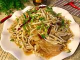 绿豆芽炒粉丝