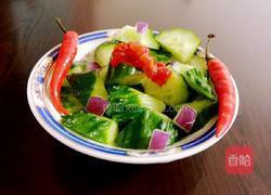 腊八醋拌黄瓜的做法图解5