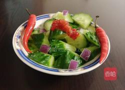 腊八醋拌黄瓜的做法图解4
