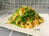 荷兰豆炒鸡丝