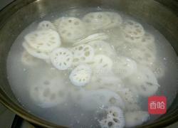 凉拌藕片的做法图解4