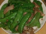 荷兰豆炒肉