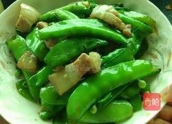 荷兰豆炒肉的做法图解6