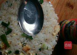 青蒜蚝油炒饭的做法图解10