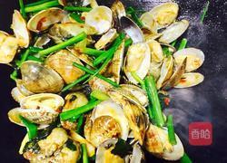 香辣紫苏爆花甲的做法图解11