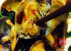 香辣紫苏爆花甲的做法图解12