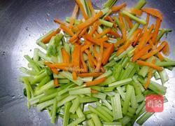 芹菜炒肉丝的做法图解9