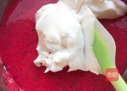 火龙果戚风蛋糕的做法图解8