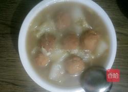 狮子头炖白菜的做法图解10