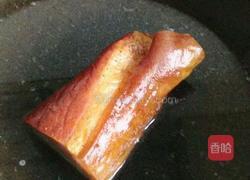 新春腊肉蒜苗的做法图解3