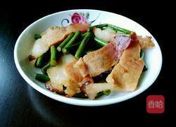 新春腊肉蒜苗的做法图解12