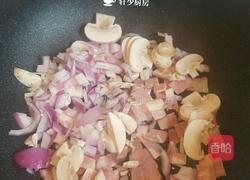 芝士奶油蘑菇培根意面（3人份）的做法图解3