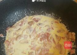 芝士奶油蘑菇培根意面（3人份）的做法图解5