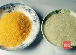 营养玉米糁大米粥的做法图解2