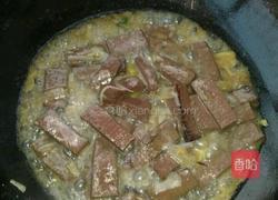 葱花炒红豆腐的做法图解5