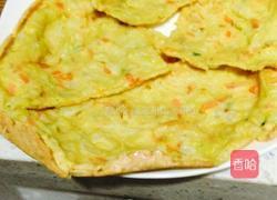 娃娃菜葫萝卜丝鸡蛋饼的做法图解6