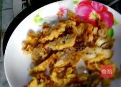 酥肉炒花菜的做法图解5