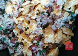 豇豆火腿蛋炒饭的做法图解8