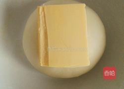 肉松牛角包的做法图解3