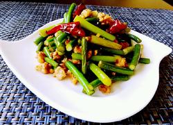 辣炒蒜薹肉沫