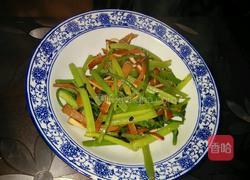 水芹炒豆干的做法图解6