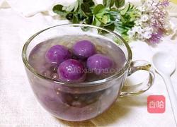西米紫薯汤圆的做法图解9