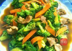 西兰花炒肉的做法图解8