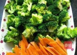 西兰花炒肉的做法图解3