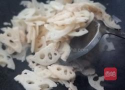 藕片炒肉的做法图解5