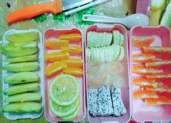 水果沙拉面包便当