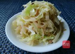 洋白菜肉丝炒饼的做法图解8
