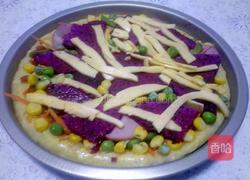 自制香甜火龙果披萨饼的做法图解14