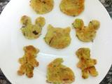 卡通蔬菜鸡蛋饼