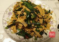 韭菜炒千张的做法图解10