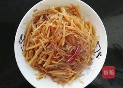 土豆丝炒粉条的做法图解9